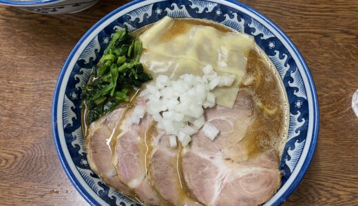 濃厚煮干しラーメンとから揚げセット